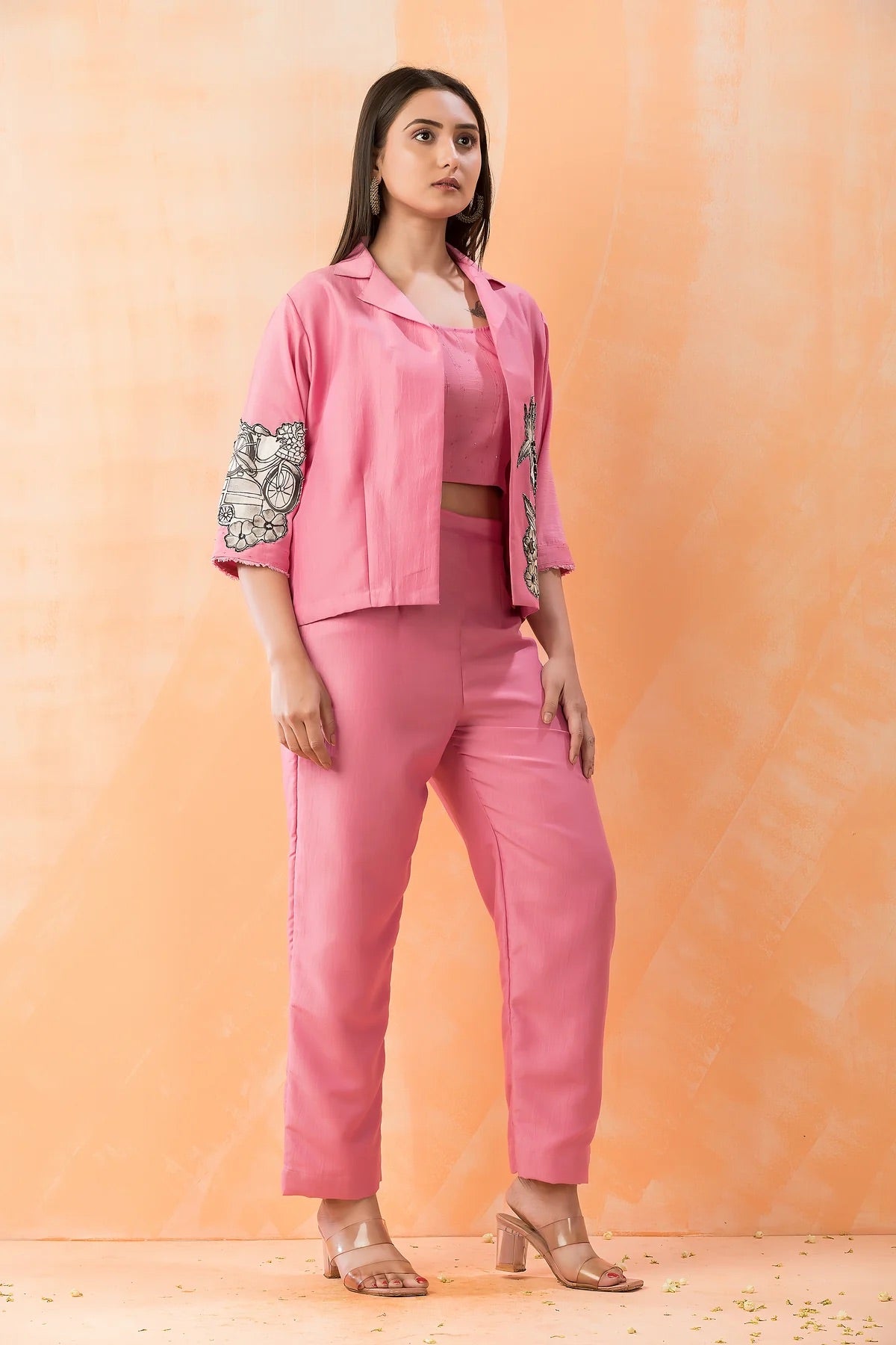 Designer Coord Set with Jacket