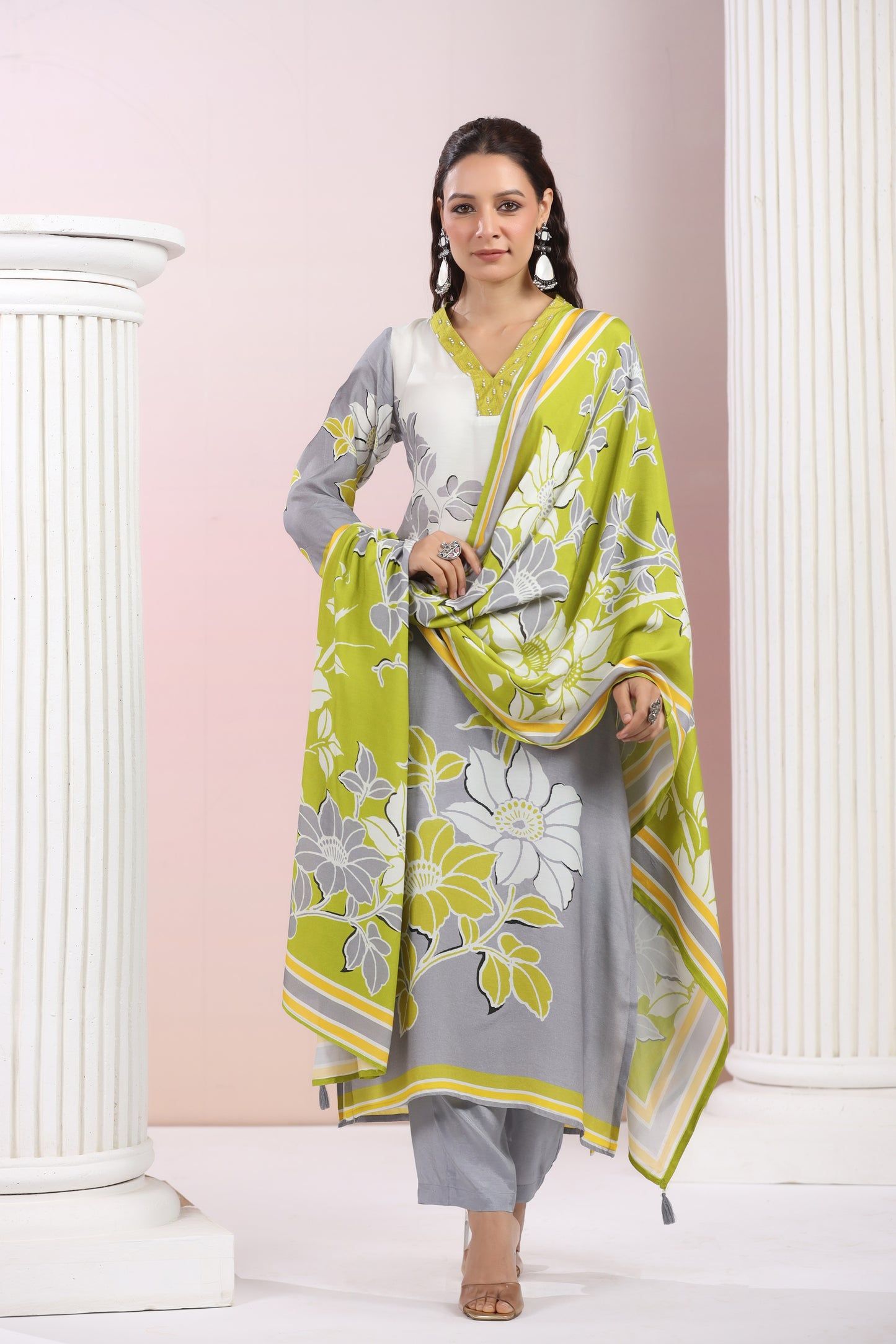 Lime Green Suit Set