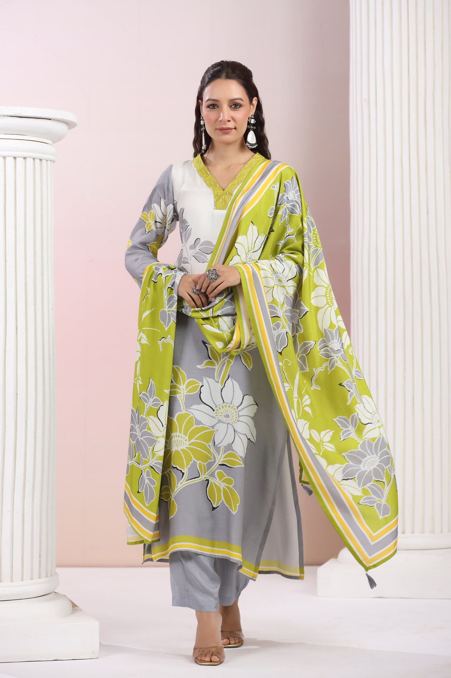 Lime Green Suit Set