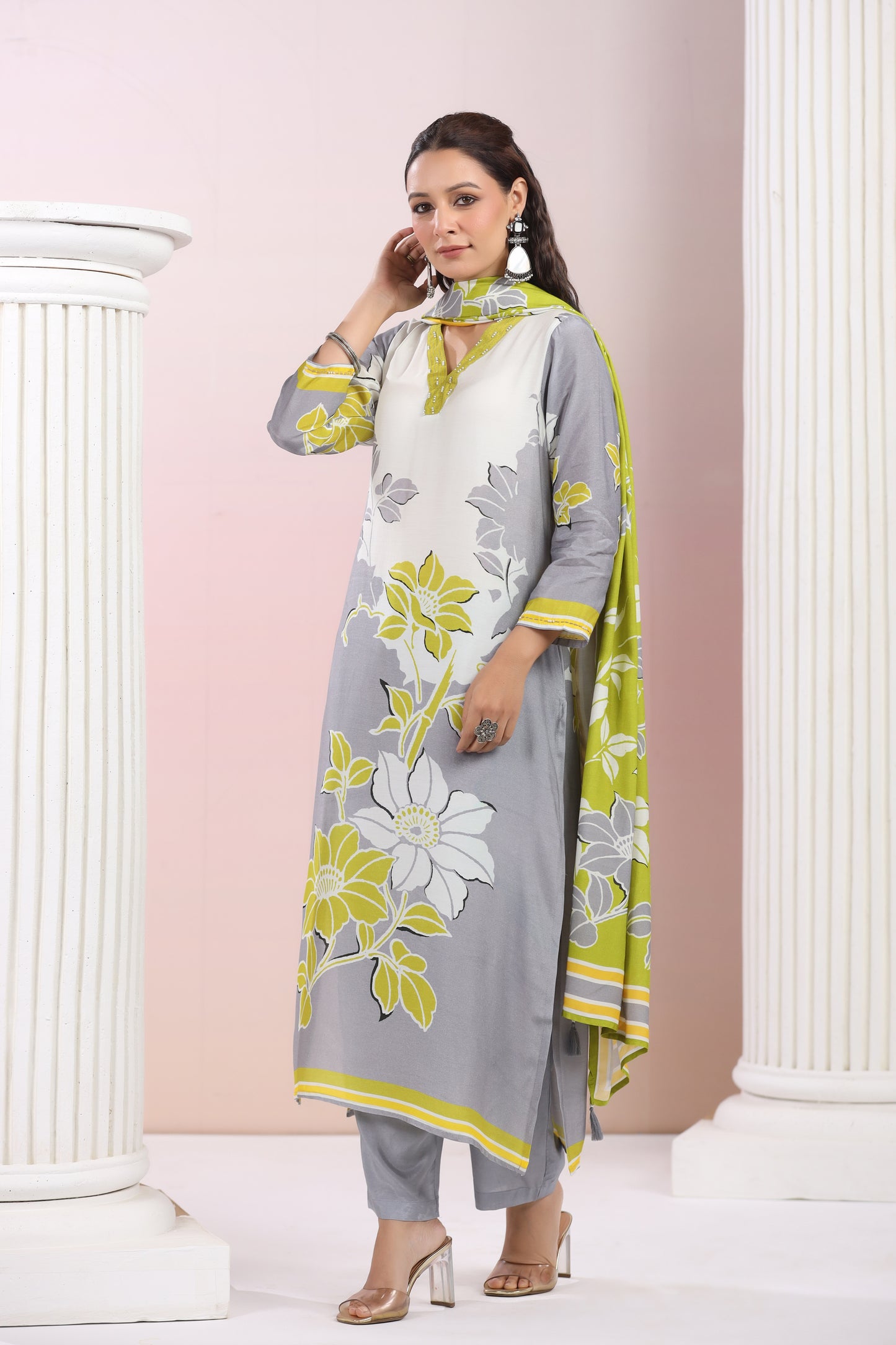 Lime Green Suit Set