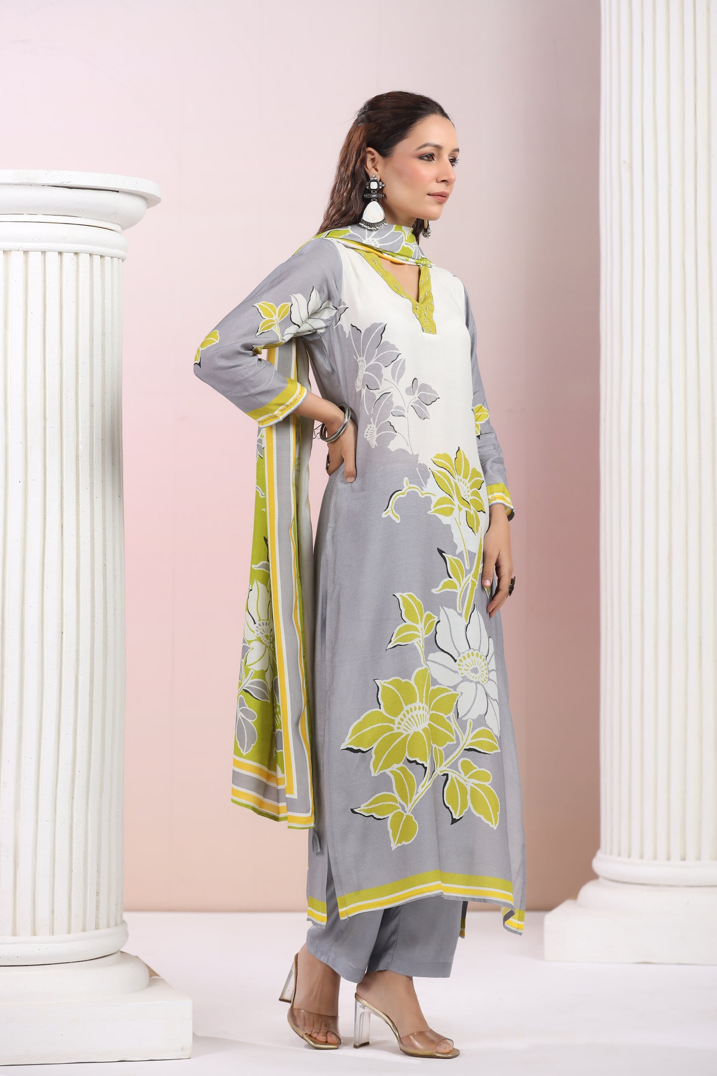 Lime Green Suit Set