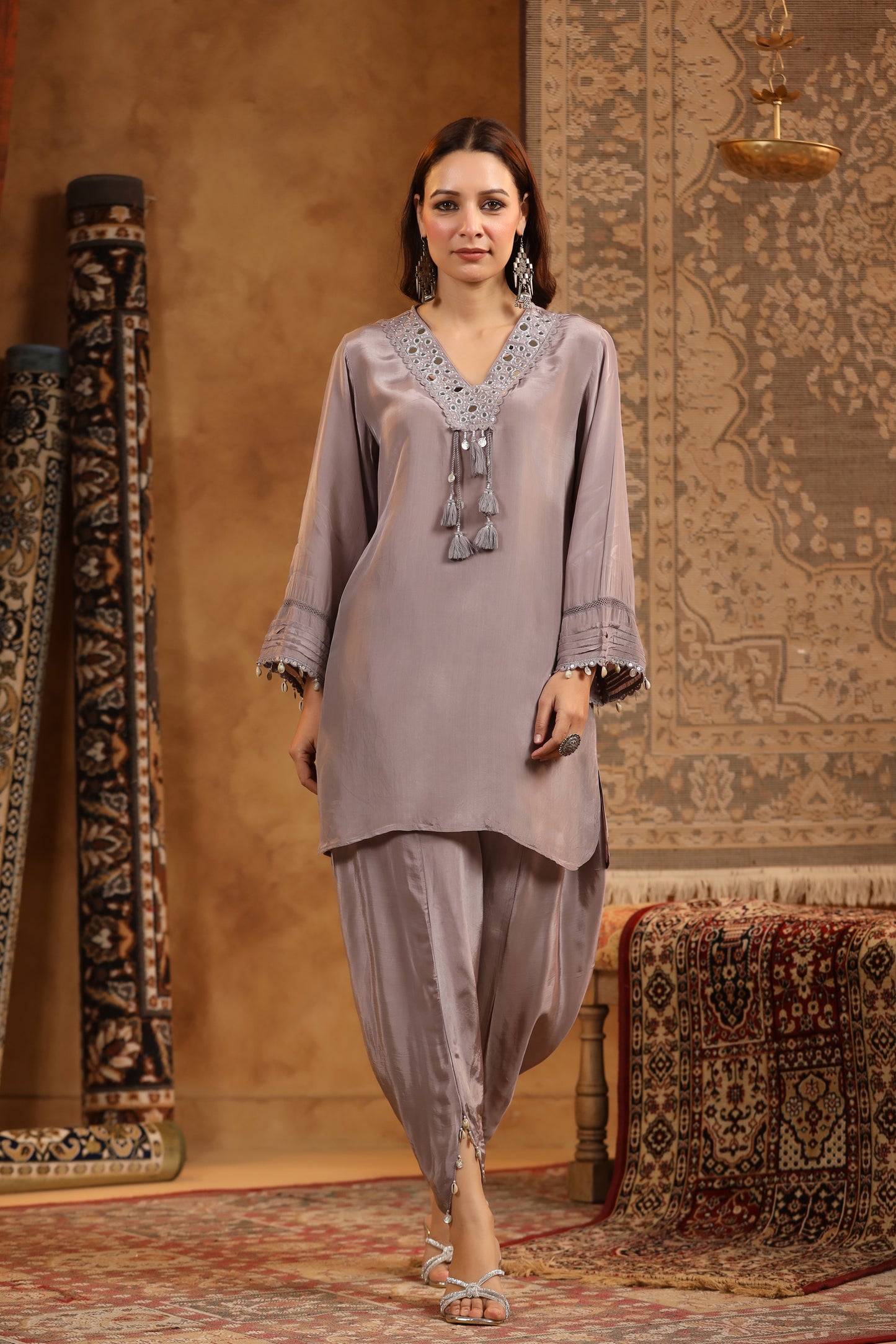 Designer Coord Set with Dhoti Pants
