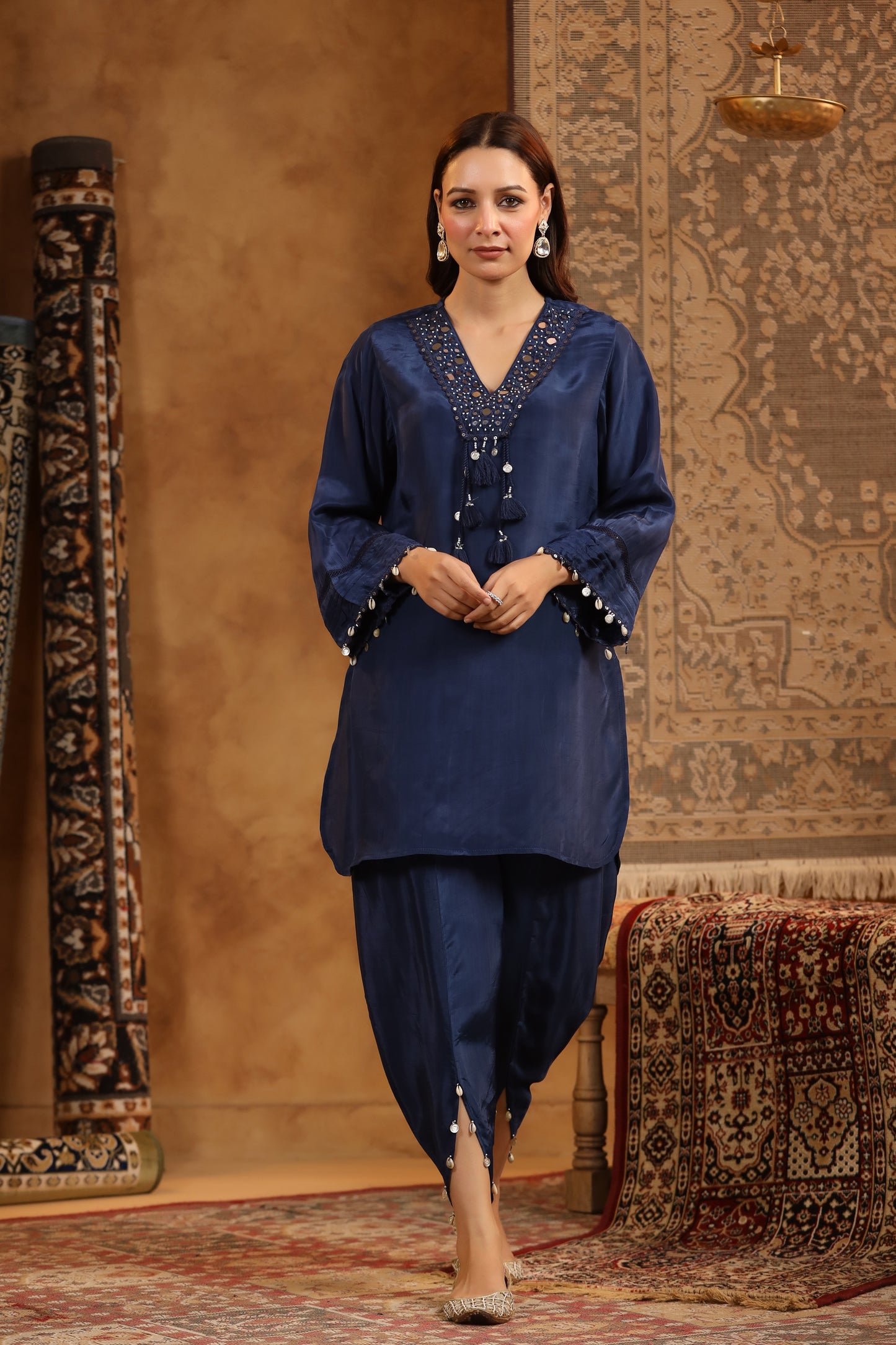 Designer Coord Set with Dhoti Pants