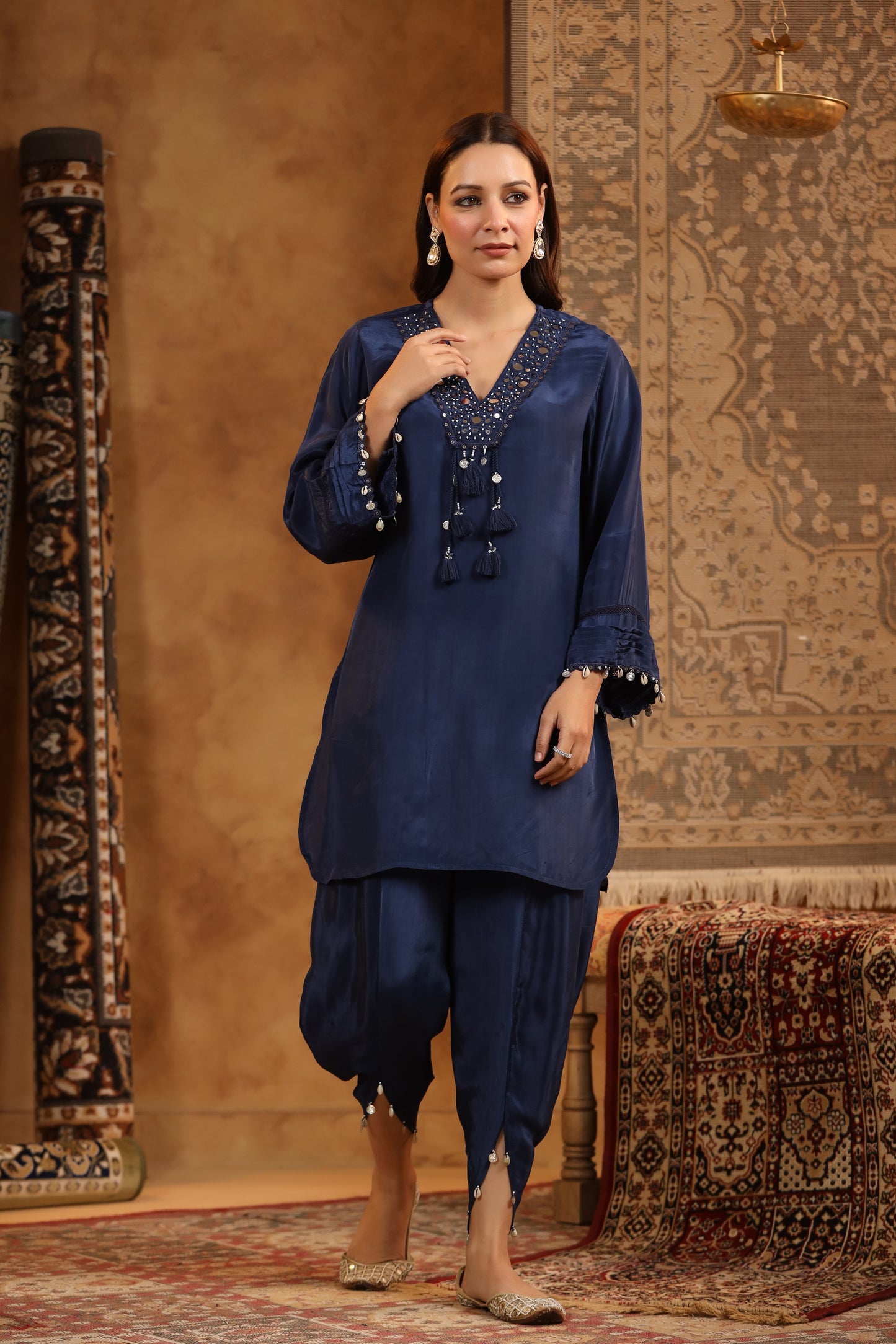 Designer Coord Set with Dhoti Pants