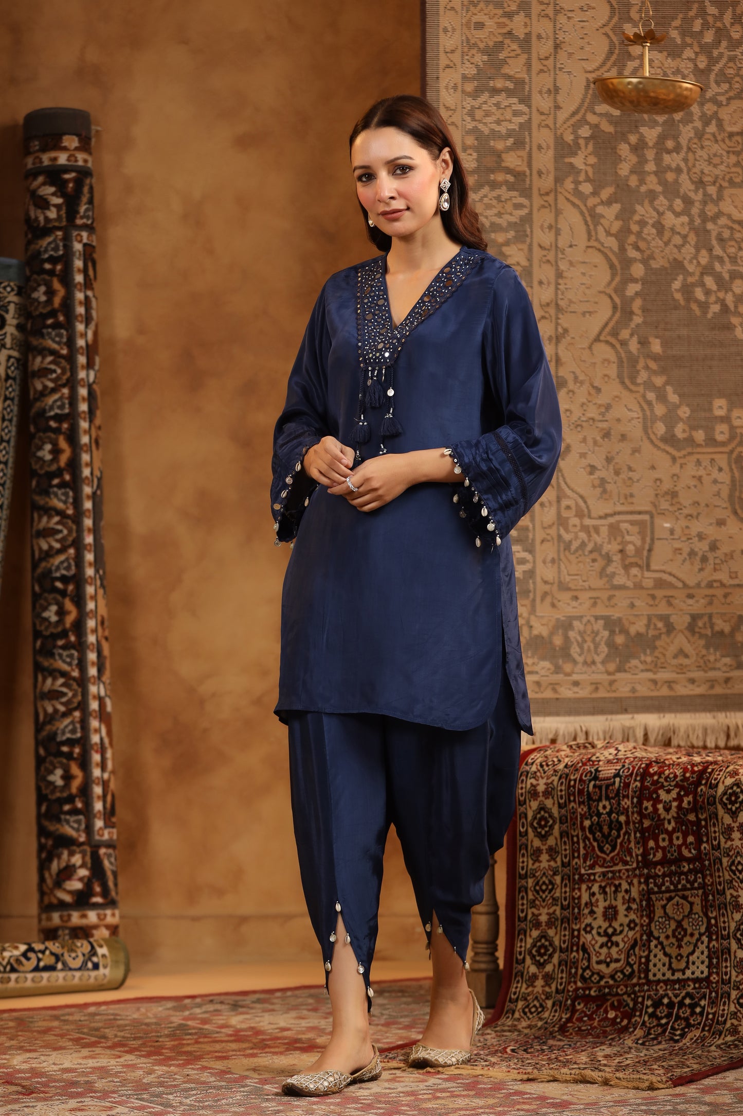 Designer Coord Set with Dhoti Pants