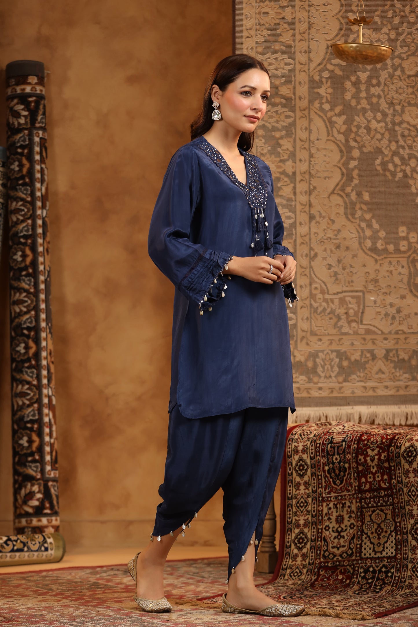 Designer Coord Set with Dhoti Pants
