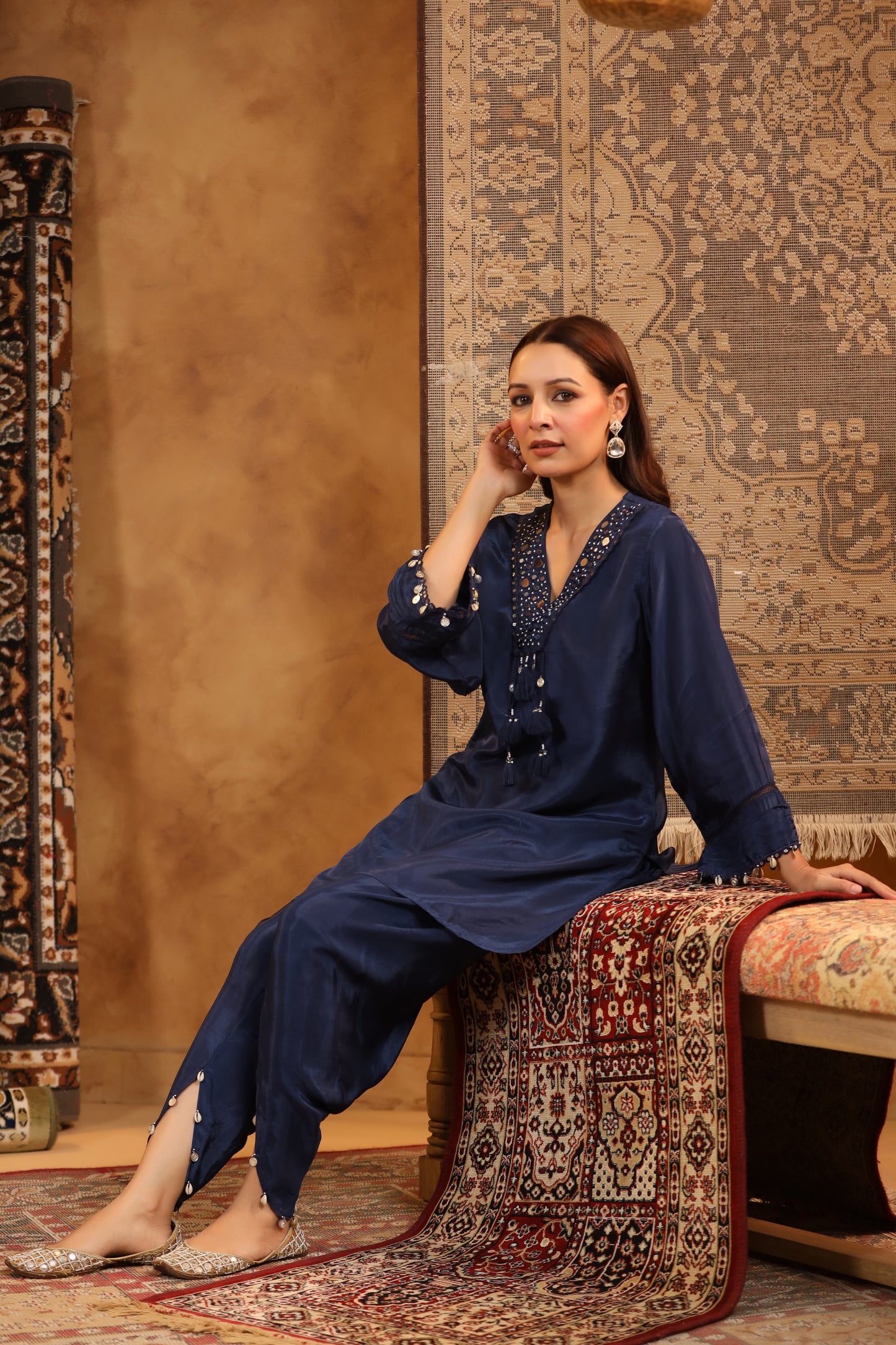 Designer Coord Set with Dhoti Pants