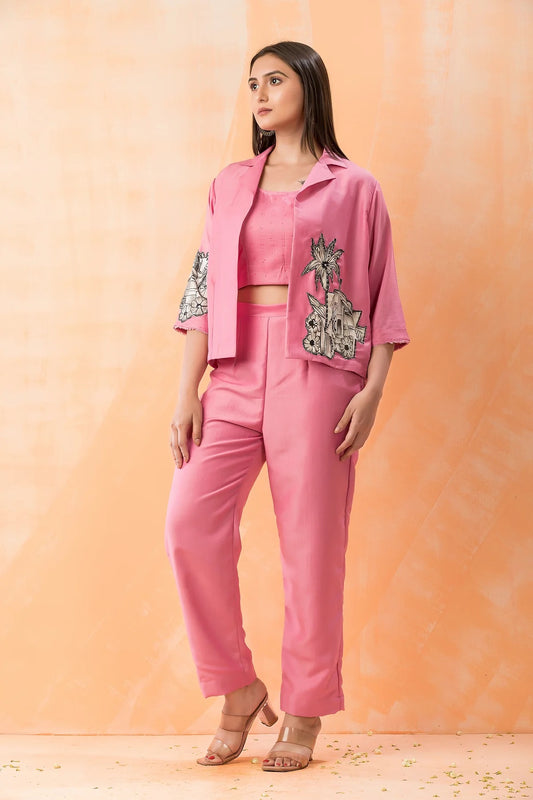 Designer Coord Set with Jacket