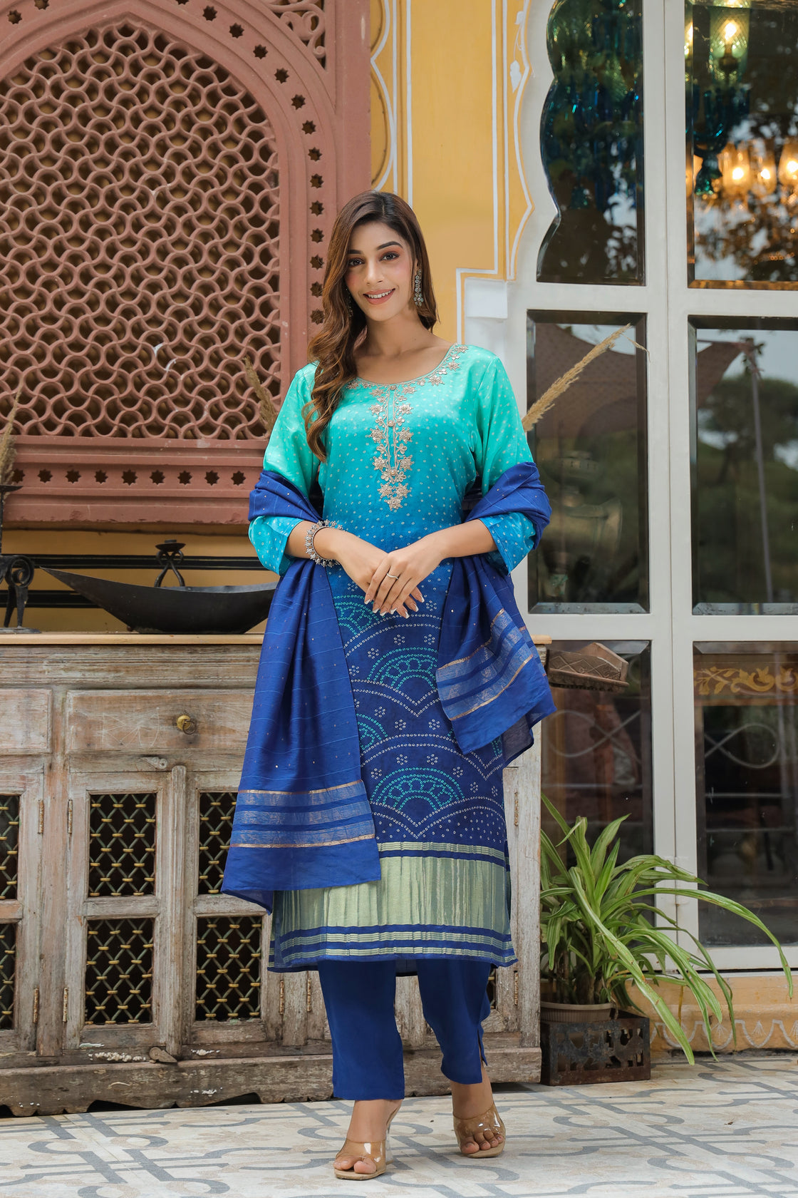 Gul Bandhej Blue