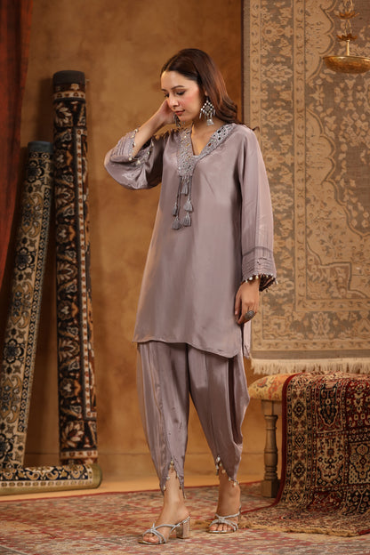 Designer Coord Set with Dhoti Pants