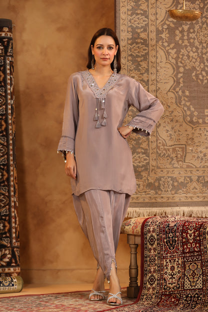 Designer Coord Set with Dhoti Pants