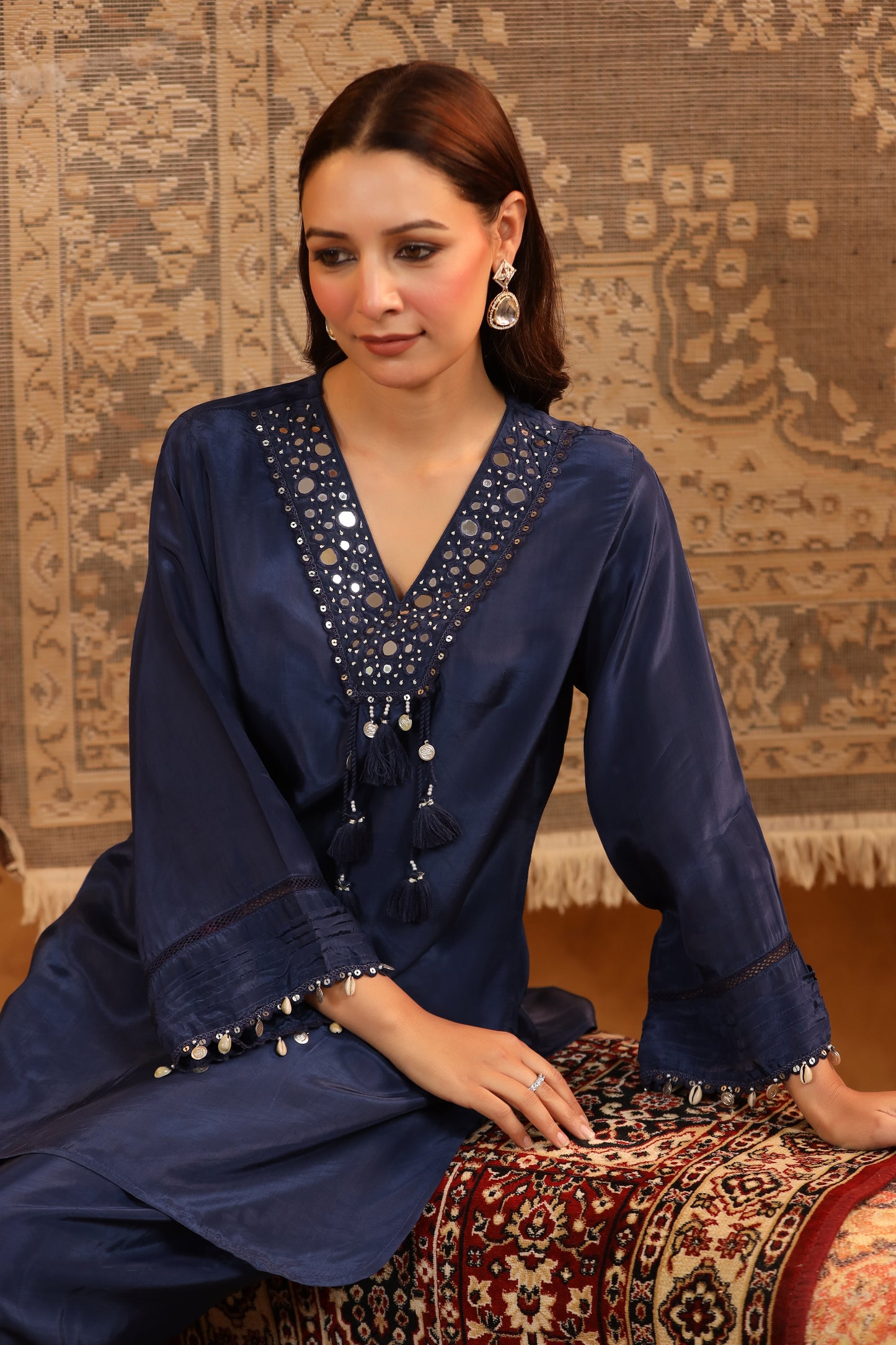 Designer Coord Set with Dhoti Pants
