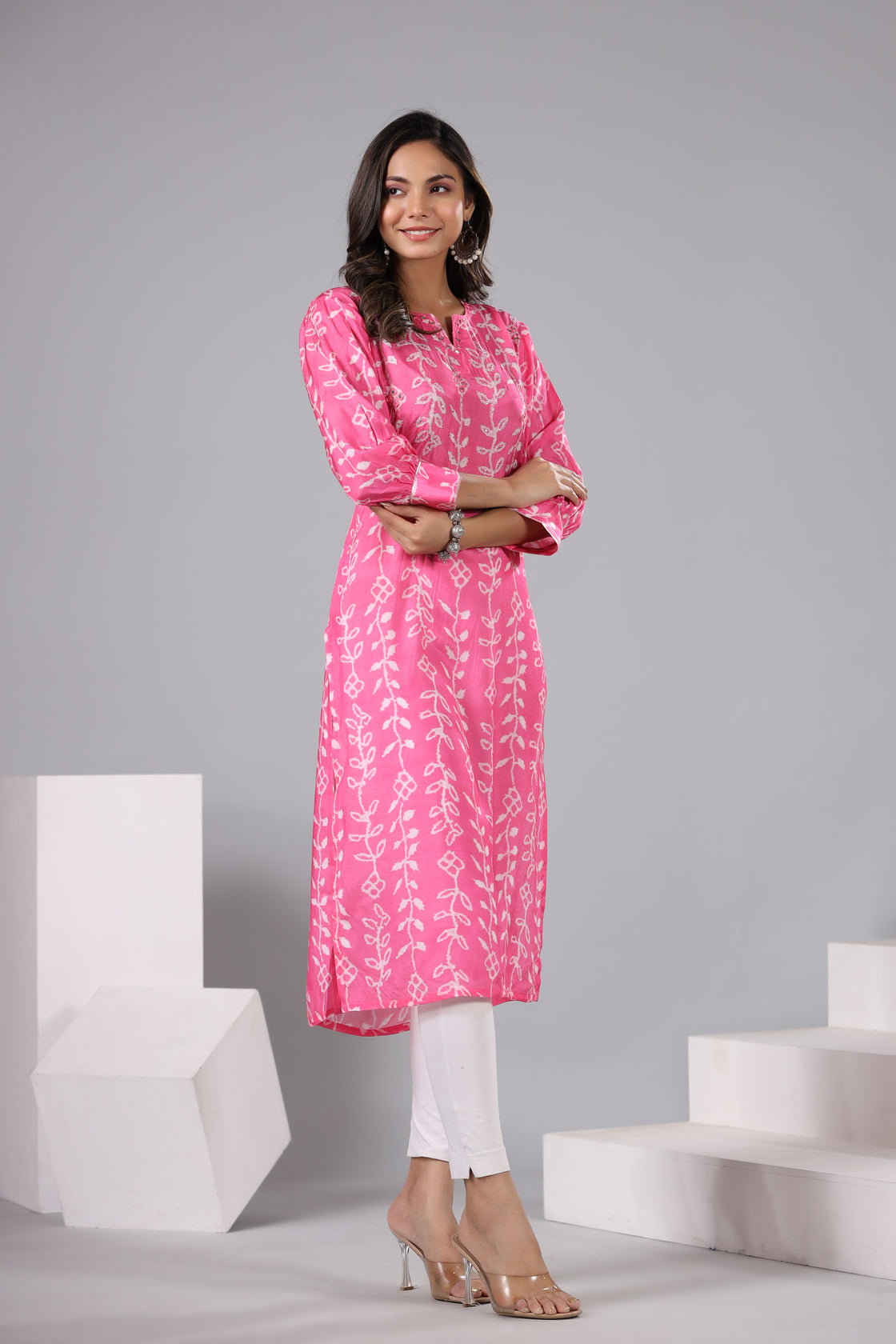 Printed Muslin Kurti