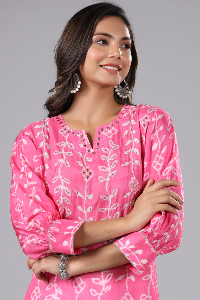 Printed Muslin Kurti