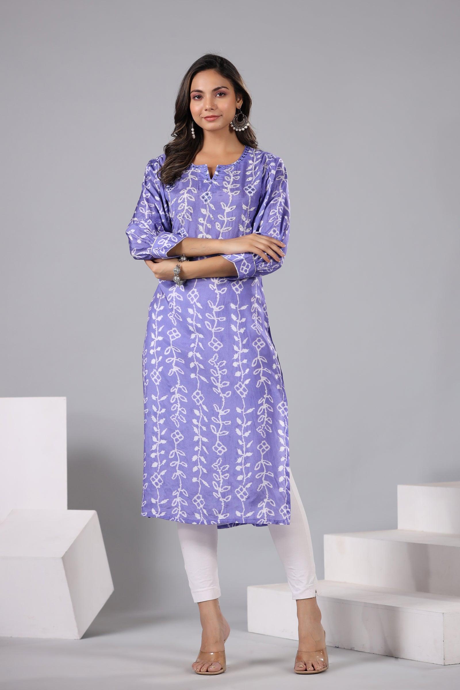 Printed Muslin Kurti